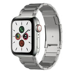 Titanium Metal Watch Band, For Apple Watch Series 7 41mm, For Apple Watch Series 7 45mm, For Apple Watch SE 40mm, For Apple Watch SE 44mm, For Apple Watch Series 6 40mm, For Apple Watch Series 6 44mm, For Apple Watch Series 5 44mm                      ...