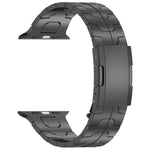 Turtle Buckle Titanium Alloy Watch Band, For Apple Watch SE 2023 44mm, For Apple Watch SE 2023 40mm, For Apple Watch Ultra 2 49mm, For Apple Watch Series 9 45mm, For Apple Watch Series 9 41mm, For Apple Watch Ultra 49mm, For Apple Watch Series 8 41mm  ...