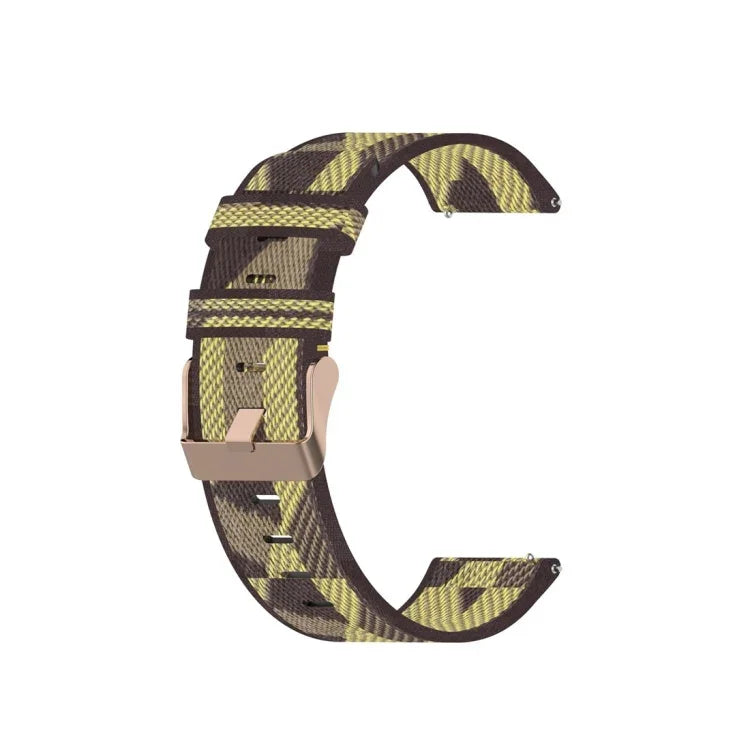 Woven Nylon Textured Strap, Size: Free Size 20mm, For Galaxy Watch 3 41mm