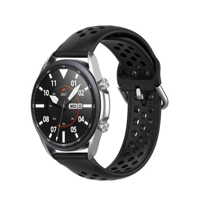 Silicone Sports Solid Color Strap, Size: Free Size 22mm, For Galaxy Watch 3 45mm