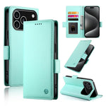 Side Buckle Magnetic Frosted Leather Phone Case, For iPhone 17e / 16e, For iPhone 17 Pro Max, For iPhone 17 Pro, For iPhone 17, For iPhone Air, For iPhone 16 Pro Max