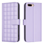 Square Texture Leather Phone Case, For iPhone 15 Plus / 14 Plus, For iPhone 15, For iPhone 14 / 13, For iPhone 14 Pro, For iPhone 14 Pro Max, For iPhone SE 2022 / SE 2020 / 8 / 7, For iPhone 13 Pro Max, For iPhone 13 Pro
