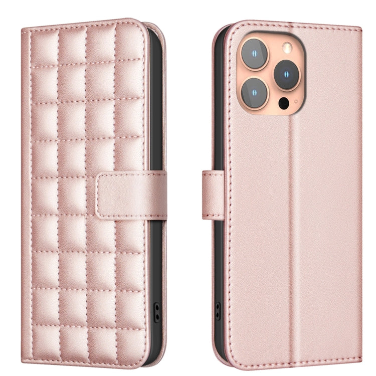Square Texture Leather Phone Case, For iPhone 18 Pro Max/17 Pro Max, For iPhone 17e / 16e, For iPhone 16 Pro Max, For iPhone 16 Pro, For iPhone 16 Plus, For iPhone 16, For iPhone 15 Pro Max, For iPhone 15 Pro