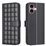 Square Texture Leather Phone Case, For iPhone 18 Pro Max/17 Pro Max, For iPhone 17e / 16e, For iPhone 16 Pro Max, For iPhone 16 Pro, For iPhone 16 Plus, For iPhone 16, For iPhone 15 Pro Max, For iPhone 15 Pro