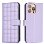 Square Texture Leather Phone Case, For iPhone 18 Pro Max/17 Pro Max, For iPhone 17e / 16e, For iPhone 16 Pro Max, For iPhone 16 Pro, For iPhone 16 Plus, For iPhone 16, For iPhone 15 Pro Max, For iPhone 15 Pro