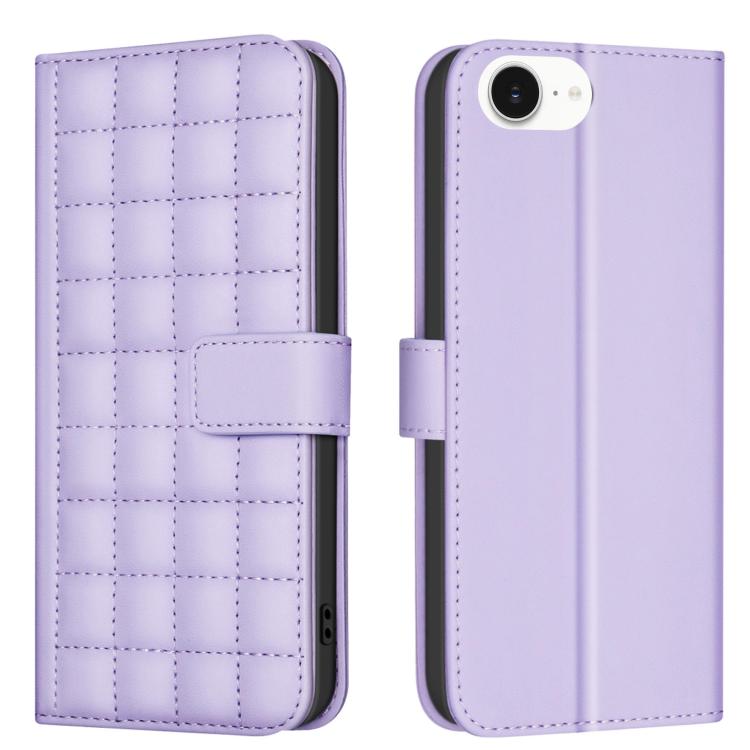 Square Texture Leather Phone Case, For iPhone 18 Pro Max/17 Pro Max, For iPhone 17e / 16e, For iPhone 16 Pro Max, For iPhone 16 Pro, For iPhone 16 Plus, For iPhone 16, For iPhone 15 Pro Max, For iPhone 15 Pro