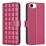 Square Texture Leather Phone Case, For iPhone 18 Pro Max/17 Pro Max, For iPhone 17e / 16e, For iPhone 16 Pro Max, For iPhone 16 Pro, For iPhone 16 Plus, For iPhone 16, For iPhone 15 Pro Max, For iPhone 15 Pro