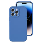 Precise Hole Liquid Silicone Jelly Color Full Coverage Phone Case, For iPhone 14 Pro