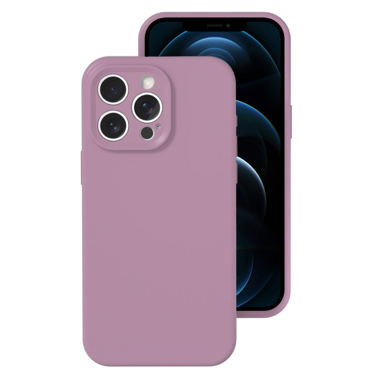 Precise Hole Liquid Silicone Jelly Color Full Coverage Phone Case, For iPhone 12 Pro Max