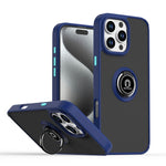 Q Shadow 1 Series TPU + PC Phone Case with Ring, For iPhone 17e / 16e, For iPhone 17 Pro Max, For iPhone 17 Pro, For iPhone 17, For iPhone Air, For iPhone 16 Pro Max
