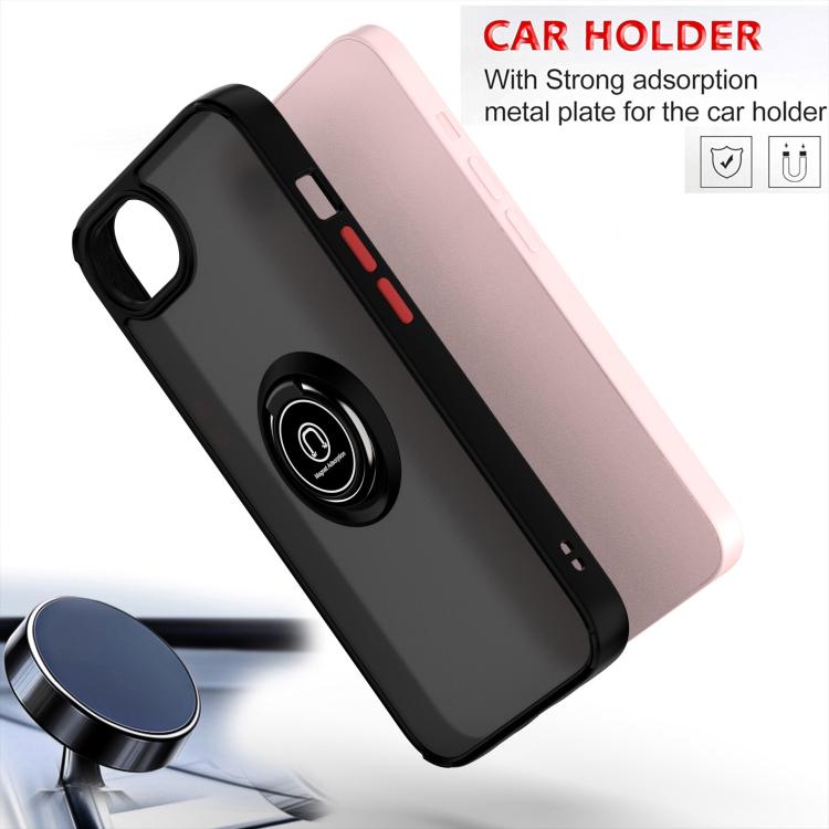 Q Shadow 1 Series TPU + PC Phone Case with Ring, For iPhone 17e / 16e, For iPhone 17 Pro Max, For iPhone 17 Pro, For iPhone 17, For iPhone Air, For iPhone 16 Pro Max