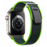 Dual-Section Loop Nylon Watch Band, For Apple Watch SE 2023 44mm, For Apple Watch SE 2023 40mm