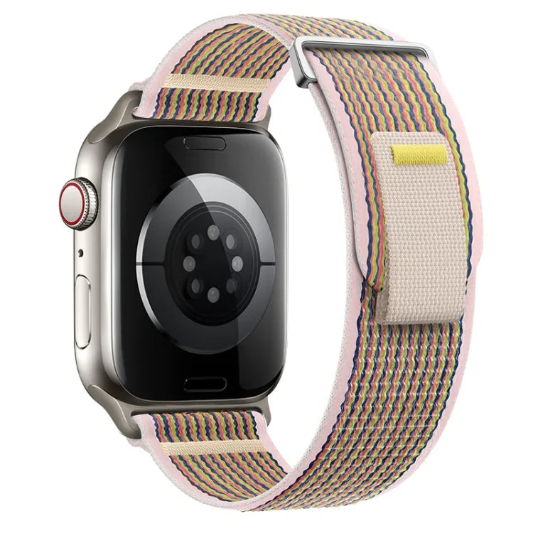 Dual-Section Loop Nylon Watch Band, For Apple Watch SE 2023 44mm, For Apple Watch SE 2023 40mm