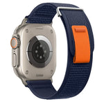 Dual-Section Loop Nylon Watch Band, For Apple Watch Ultra 2 49mm, For Apple Watch Series 9 45mm