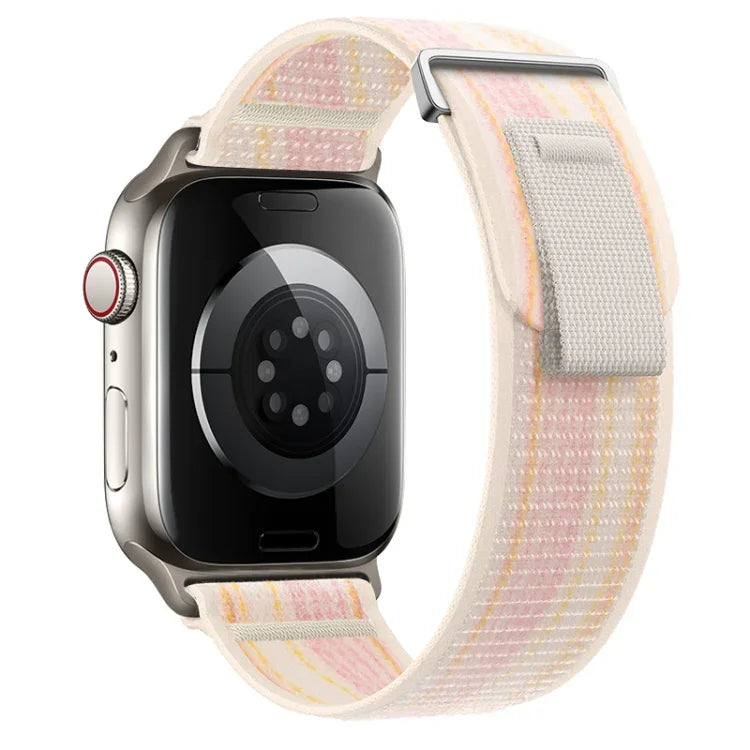 Dual-Section Loop Nylon Watch Band, For Apple Watch Ultra 2 49mm, For Apple Watch Series 9 45mm