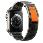 Dual-Section Loop Nylon Watch Band, For Apple Watch Ultra 2 49mm, For Apple Watch Series 9 45mm