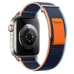 Dual-Section Loop Nylon Watch Band, For Apple Watch Series 8 41mm, For Apple Watch Series 8 45mm