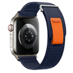 Dual-Section Loop Nylon Watch Band, For Apple Watch Series 8 41mm, For Apple Watch Series 8 45mm