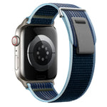 Dual-Section Loop Nylon Watch Band, For Apple Watch SE 2022 40mm, For Apple Watch SE 2022 44mm