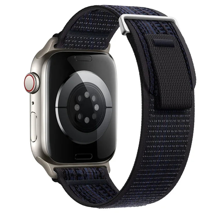 Dual-Section Loop Nylon Watch Band, For Apple Watch Series 7 41mm, For Apple Watch Series 7 45mm