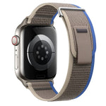 Dual-Section Loop Nylon Watch Band, For Apple Watch Series 7 41mm, For Apple Watch Series 7 45mm