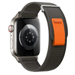 Dual-Section Loop Nylon Watch Band, For Apple Watch Series 7 41mm, For Apple Watch Series 7 45mm
