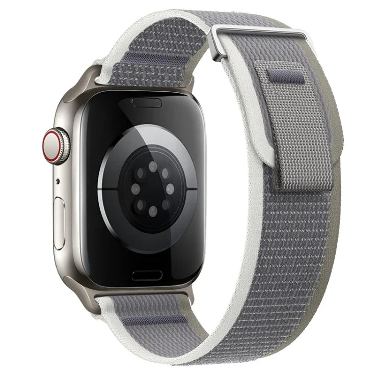 Dual-Section Loop Nylon Watch Band, For Apple Watch SE 40mm, For Apple Watch SE 44mm