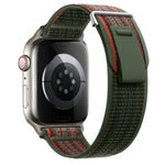 Dual-Section Loop Nylon Watch Band, For Apple Watch Series 6 40mm, For Apple Watch Series 6 44mm