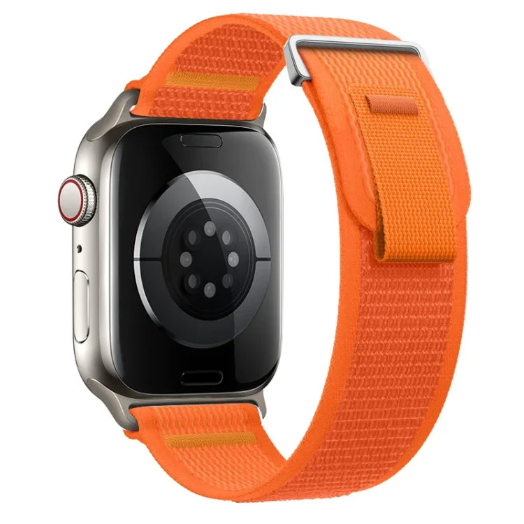 Dual-Section Loop Nylon Watch Band, For Apple Watch Series 6 40mm, For Apple Watch Series 6 44mm