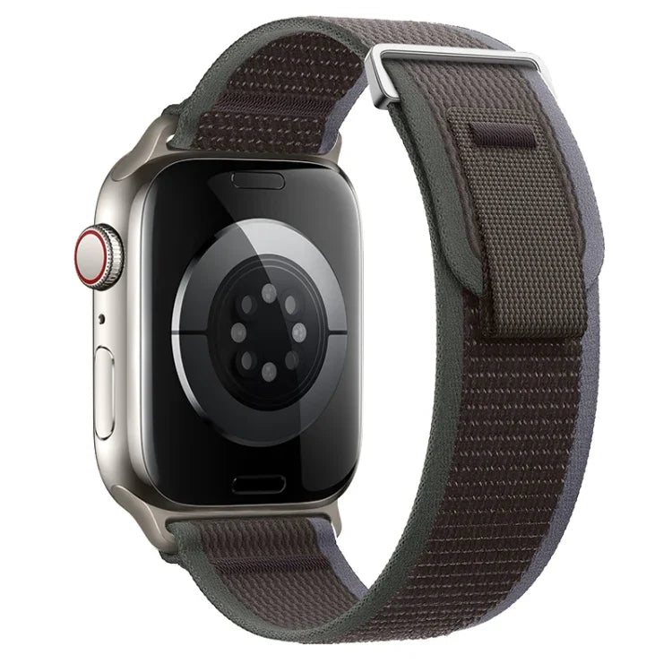 Dual-Section Loop Nylon Watch Band, For Apple Watch Series 6 40mm, For Apple Watch Series 6 44mm
