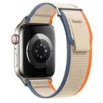 Dual-Section Loop Nylon Watch Band, For Apple Watch Series 5 44mm, For Apple Watch Series 5 40mm