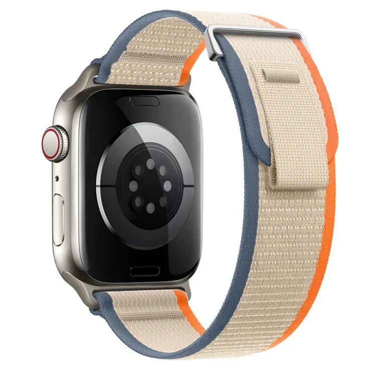 Dual-Section Loop Nylon Watch Band, For Apple Watch Series 5 44mm, For Apple Watch Series 5 40mm