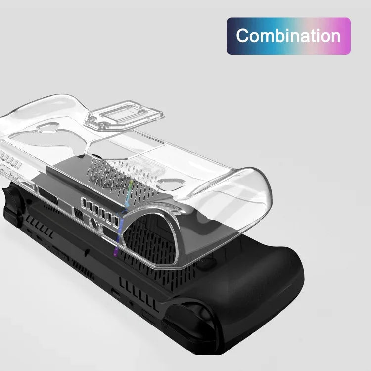 TPU Transparent Protective Case with Holder, For ASUS ROG Ally X
