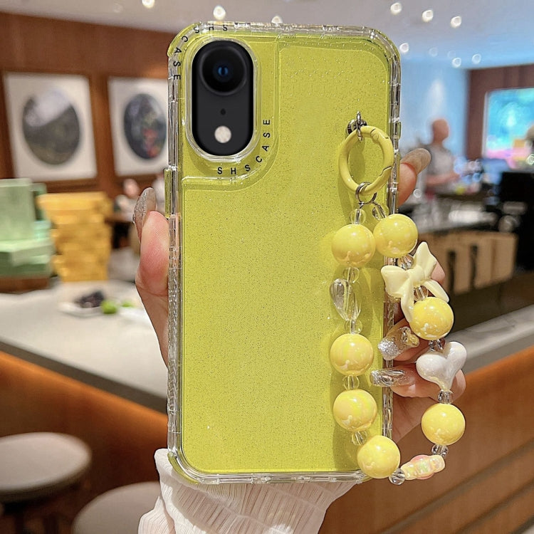 TPU + PC + Glitter Sequins Full Coverage Phone Case with Bracelet, For iPhone XR, For iPhone XS Max, For iPhone 6 Plus / 7 Plus / 8 Plus