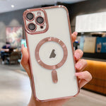 Electroplating MagSafe Phone Case, For iPhone Air, For iPhone 16 Pro Max, For iPhone 16 Pro, For iPhone 16 Plus