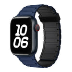 Tri-beads Magnetic Hoop Silicone Watch Band, For Apple Watch Series 6 44mm