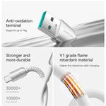 JOYROOM S-A51 Cutting-Edge Series 3A Fast Charging Data Cable, Length: 1.2m, USB-A to Type-C Cable, USB-A to 8 Pin Cable, Type-C to Type-C Cable, Type-C to 8 Pin Cable