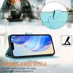 Smile Embossing RFID Leather Phone Case, For iPhone 14 Pro Max, For iPhone SE 2022 / 2020 / 8 / 7, For iPhone 13 Pro Max, For iPhone 13 Pro, For iPhone 13 mini, For iPhone 12 / 12 Pro, For iPhone 12 Pro Max, For iPhone 12 mini