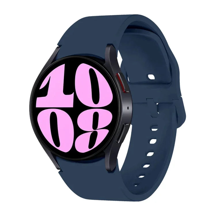 Button Style Quick Release Silicone Watch Band, For Samsung Galaxy Watch 7 / 6