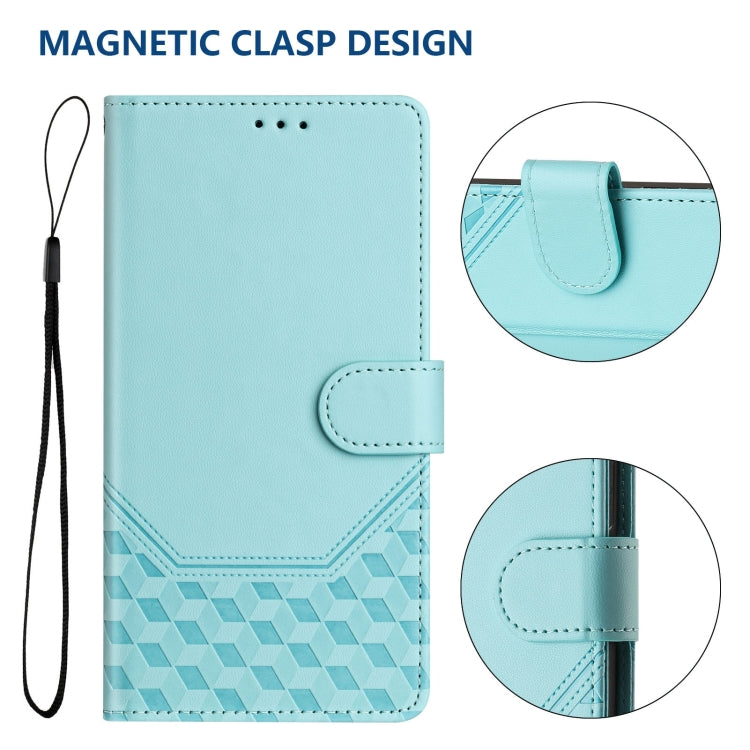 Honeycomb Embossing RFID Leather Phone Case, For iPhone 14 Pro Max, For iPhone SE 2022 / 2020 / 8 / 7, For iPhone 13 Pro Max, For iPhone 13 Pro, For iPhone 13 mini, For iPhone 12 / 12 Pro, For iPhone 12 Pro Max, For iPhone 12 mini