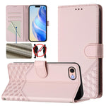 Honeycomb Embossing RFID Leather Phone Case, For iPhone 14 Pro Max, For iPhone SE 2022 / 2020 / 8 / 7, For iPhone 13 Pro Max, For iPhone 13 Pro, For iPhone 13 mini, For iPhone 12 / 12 Pro, For iPhone 12 Pro Max, For iPhone 12 mini
