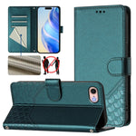 Honeycomb Embossing RFID Leather Phone Case, For iPhone 14 Pro Max, For iPhone SE 2022 / 2020 / 8 / 7, For iPhone 13 Pro Max, For iPhone 13 Pro, For iPhone 13 mini, For iPhone 12 / 12 Pro, For iPhone 12 Pro Max, For iPhone 12 mini