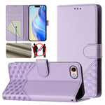 Honeycomb Embossing RFID Leather Phone Case, For iPhone 14 Pro Max, For iPhone SE 2022 / 2020 / 8 / 7, For iPhone 13 Pro Max, For iPhone 13 Pro, For iPhone 13 mini, For iPhone 12 / 12 Pro, For iPhone 12 Pro Max, For iPhone 12 mini