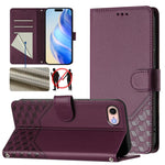 Honeycomb Embossing RFID Leather Phone Case, For iPhone 14 Pro Max, For iPhone SE 2022 / 2020 / 8 / 7, For iPhone 13 Pro Max, For iPhone 13 Pro, For iPhone 13 mini, For iPhone 12 / 12 Pro, For iPhone 12 Pro Max, For iPhone 12 mini