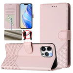 Honeycomb Embossing RFID Leather Phone Case, For iPhone 14 Pro Max, For iPhone SE 2022 / 2020 / 8 / 7, For iPhone 13 Pro Max, For iPhone 13 Pro, For iPhone 13 mini, For iPhone 12 / 12 Pro, For iPhone 12 Pro Max, For iPhone 12 mini
