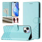Honeycomb Embossing RFID Leather Phone Case, For iPhone 14 Pro Max, For iPhone SE 2022 / 2020 / 8 / 7, For iPhone 13 Pro Max, For iPhone 13 Pro, For iPhone 13 mini, For iPhone 12 / 12 Pro, For iPhone 12 Pro Max, For iPhone 12 mini