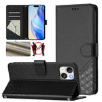 Honeycomb Embossing RFID Leather Phone Case, For iPhone 14 Pro Max, For iPhone SE 2022 / 2020 / 8 / 7, For iPhone 13 Pro Max, For iPhone 13 Pro, For iPhone 13 mini, For iPhone 12 / 12 Pro, For iPhone 12 Pro Max, For iPhone 12 mini