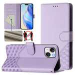 Honeycomb Embossing RFID Leather Phone Case, For iPhone 14 Pro Max, For iPhone SE 2022 / 2020 / 8 / 7, For iPhone 13 Pro Max, For iPhone 13 Pro, For iPhone 13 mini, For iPhone 12 / 12 Pro, For iPhone 12 Pro Max, For iPhone 12 mini