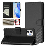 Honeycomb Embossing RFID Leather Phone Case, For iPhone 14 Pro Max, For iPhone SE 2022 / 2020 / 8 / 7, For iPhone 13 Pro Max, For iPhone 13 Pro, For iPhone 13 mini, For iPhone 12 / 12 Pro, For iPhone 12 Pro Max, For iPhone 12 mini