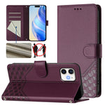 Honeycomb Embossing RFID Leather Phone Case, For iPhone 14 Pro Max, For iPhone SE 2022 / 2020 / 8 / 7, For iPhone 13 Pro Max, For iPhone 13 Pro, For iPhone 13 mini, For iPhone 12 / 12 Pro, For iPhone 12 Pro Max, For iPhone 12 mini